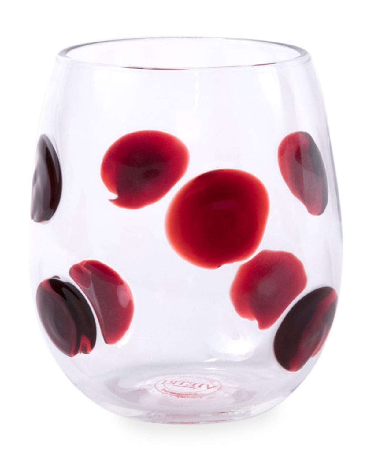 Shop Vietri Drop Stemless Wine Glass