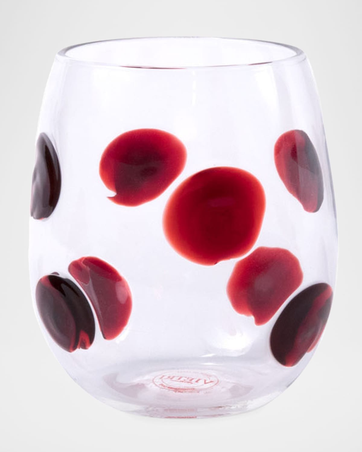 Shop Vietri Drop Stemless Wine Glass