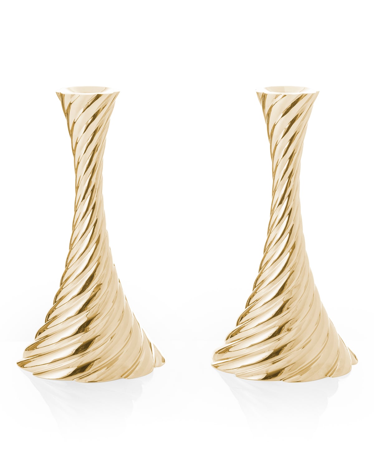 Michael Aram Twist Gold Candleholders, Set Of 2
