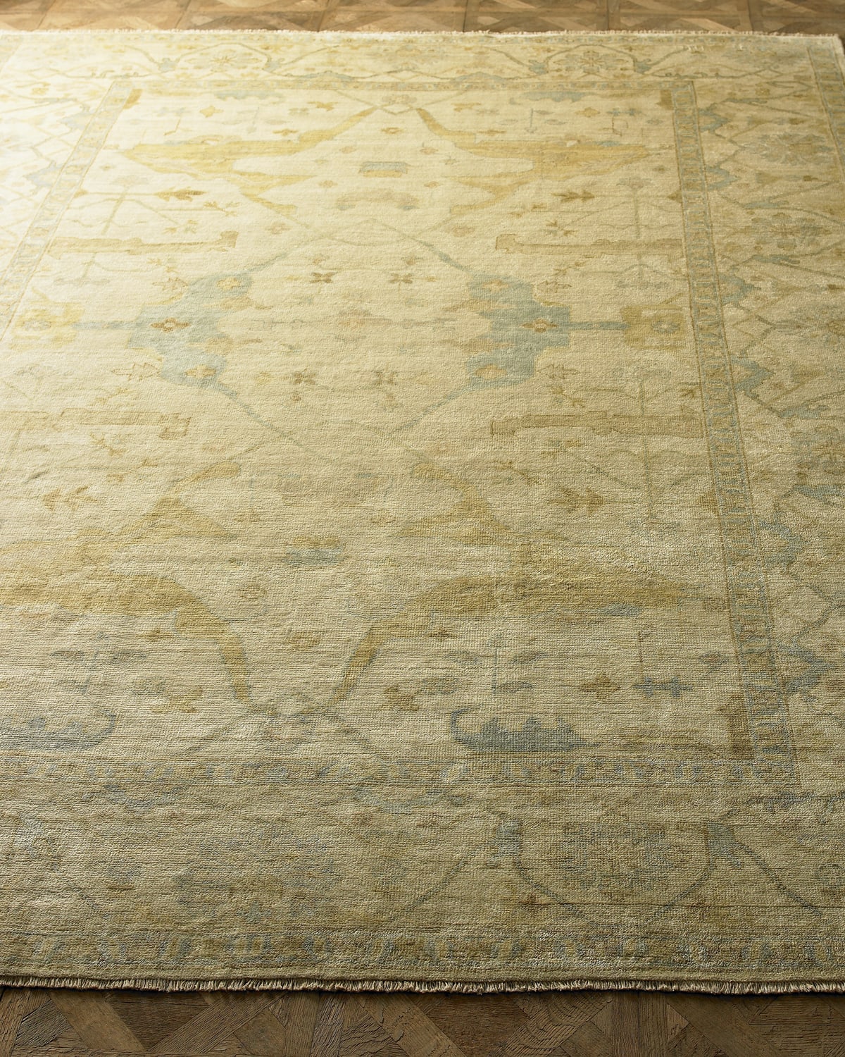 Exquisite Rugs Antique Weave Oushak Rug, 9' X 12'
