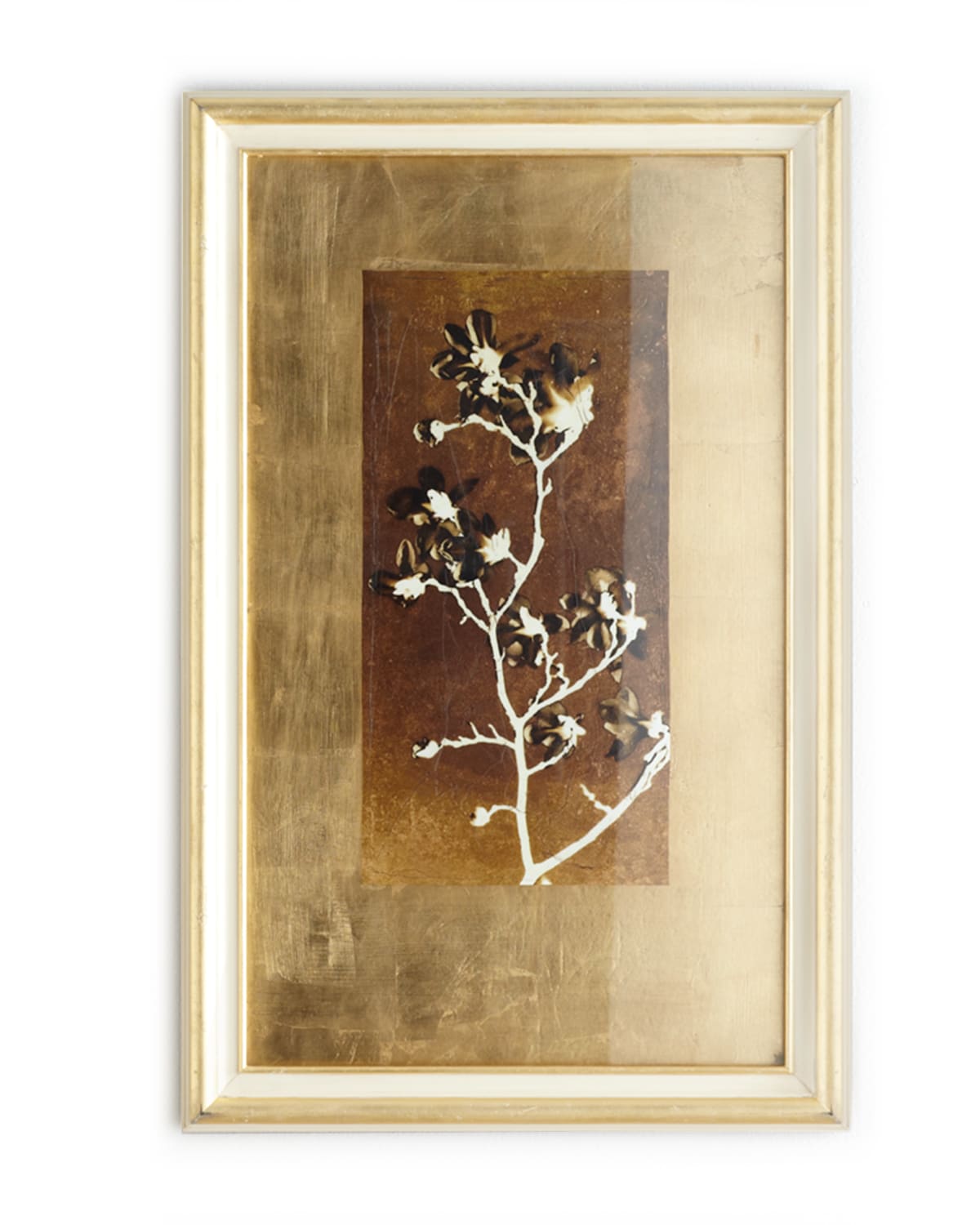 John-richard Collection Gold Leaf Branches Ii Print In Gold