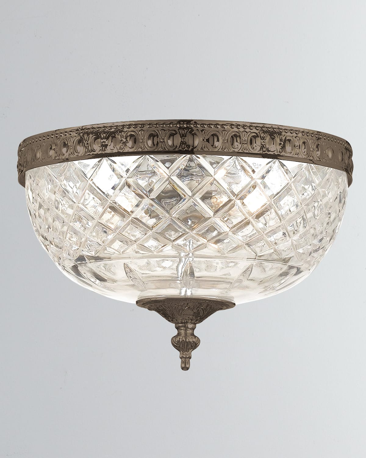 Crystorama 2-light Crystal Ceiling Mount