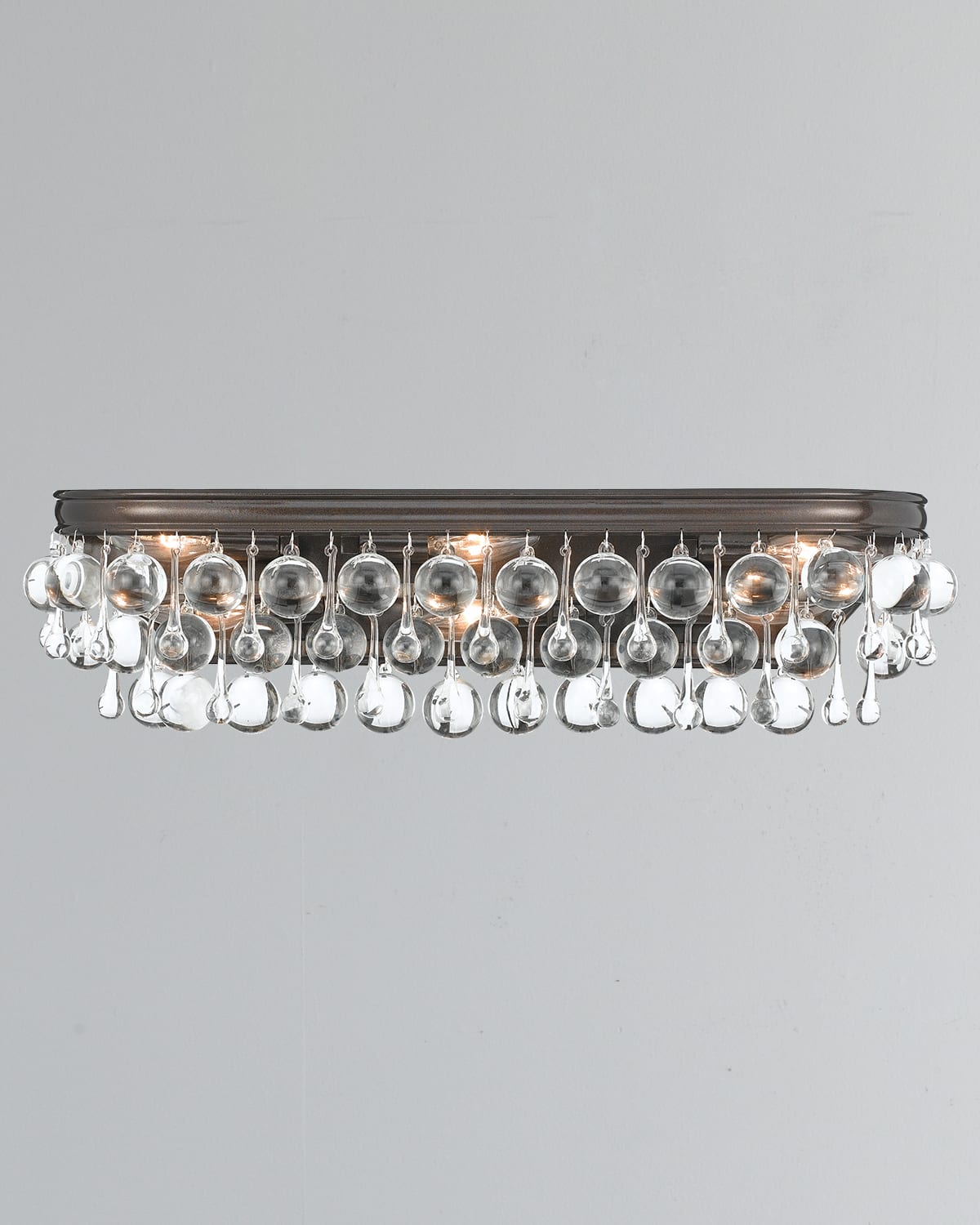 Shop Crystorama Calypso 6-light Vanity Light In Brown