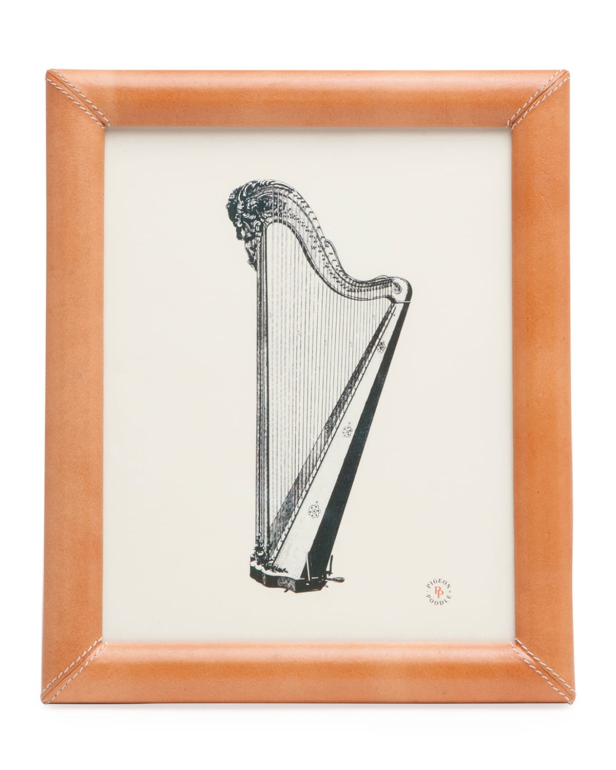 Pigeon & Poodle Eton Leather Picture Frame, 8" X 10"