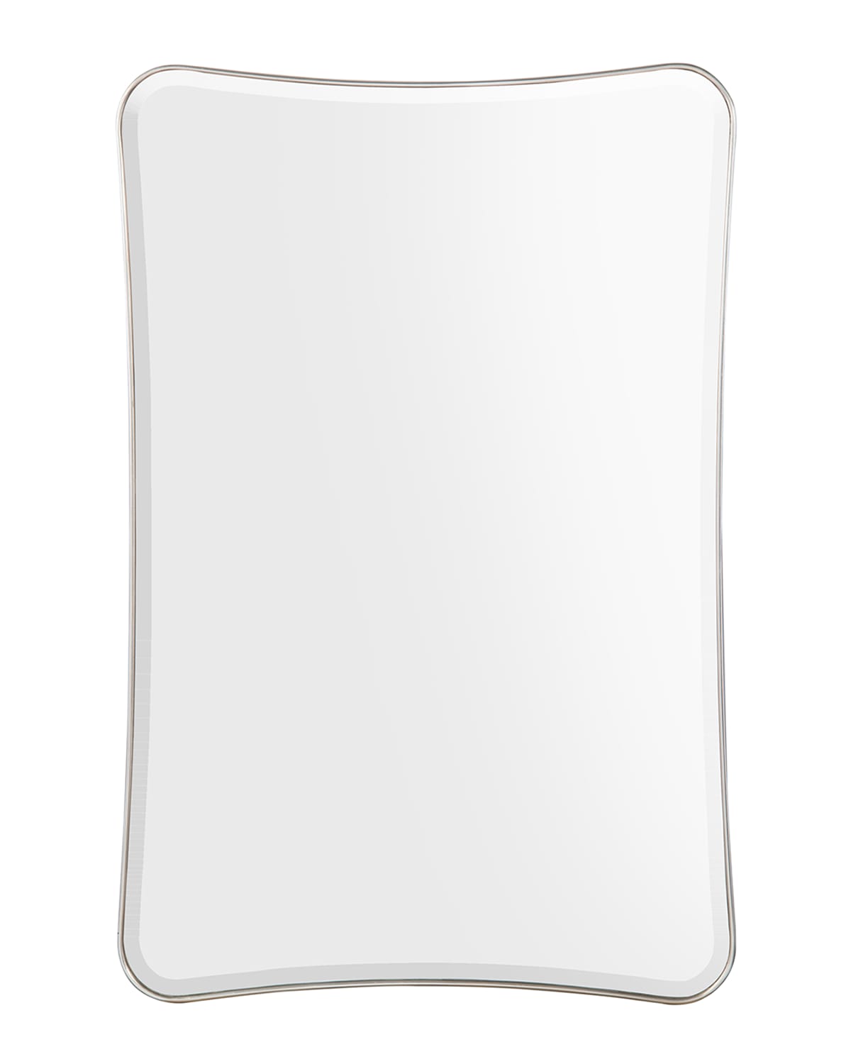 John-richard Collection Moran Mirror In Pewter In Gray