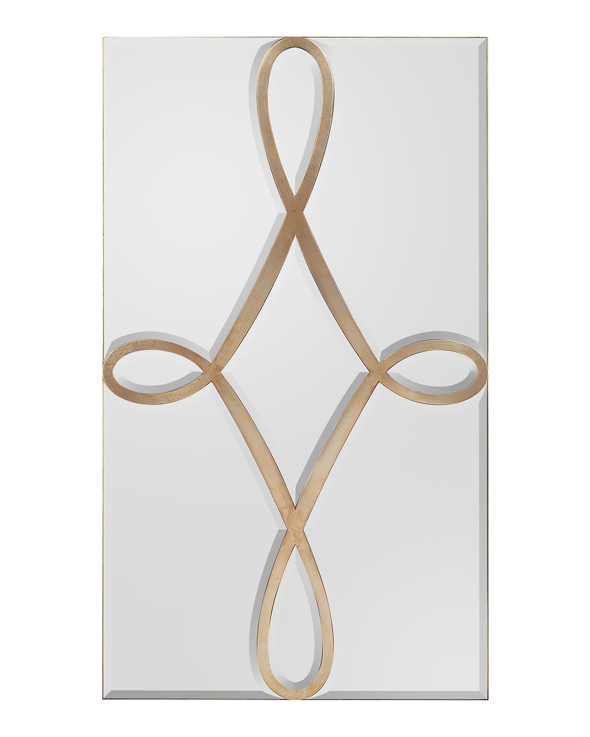 John-richard Collection Scroll Mirror In Yellow