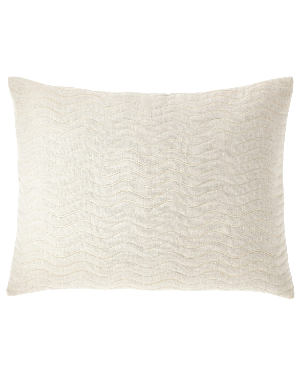 Callisto Home Taylor Wave Standard Sham In Neutral