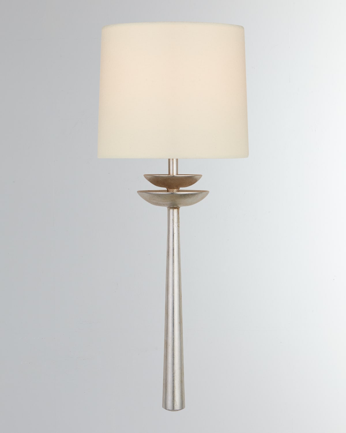 Visual Comfort Signature Beaumont Medium Tail Sconce By Aerin In Silver