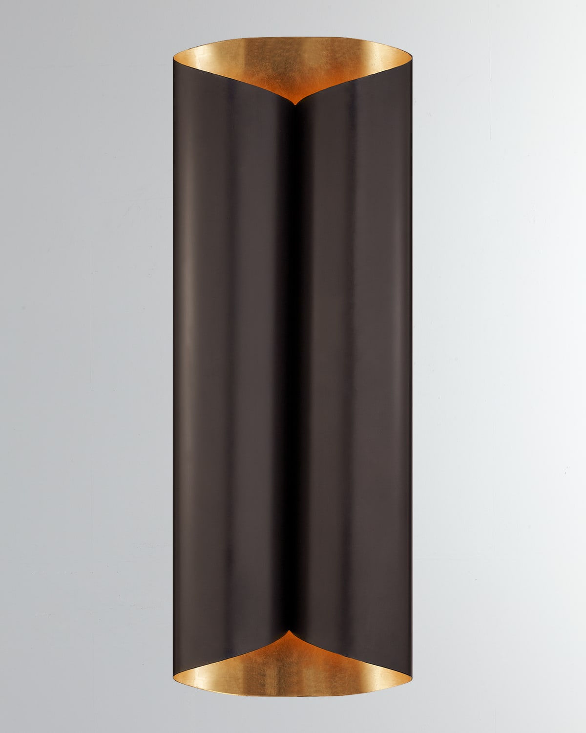 Visual Comfort Signature Selfoss Large Sconce By Aerin In Bk Hnd-rb Atq Brs