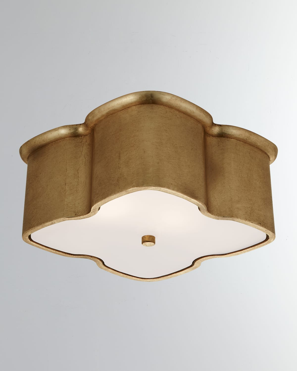 Visual Comfort Signature Bolsena Clover Flush Mount By Aerin In Gold