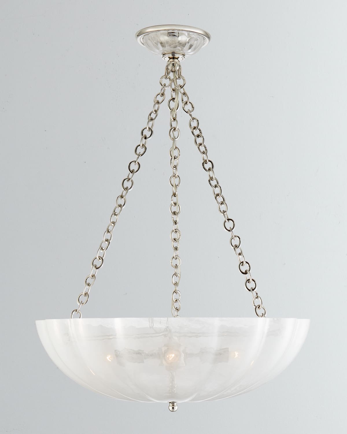 Shop Visual Comfort Signature Rosehill Large Chandelier By Aerin In Silver