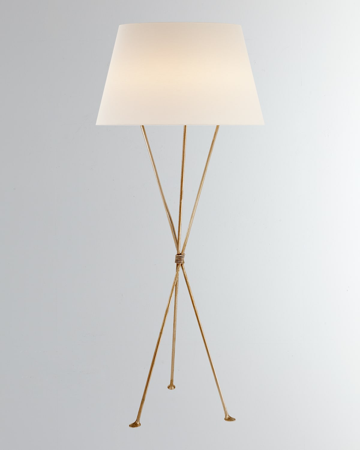 Shop Visual Comfort Signature Lebon Floor Lamp By Aerin In Gold