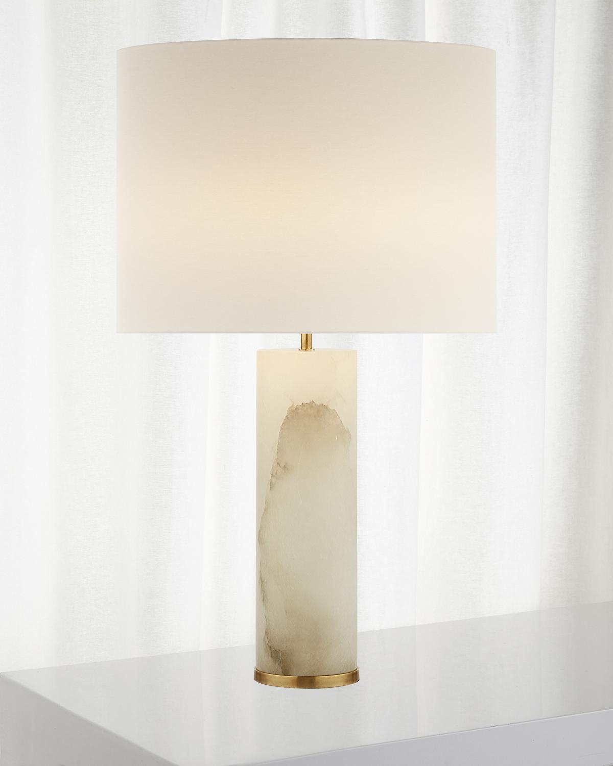 Visual Comfort Signature Lineham Table Lamp By Aerin In White Pattern