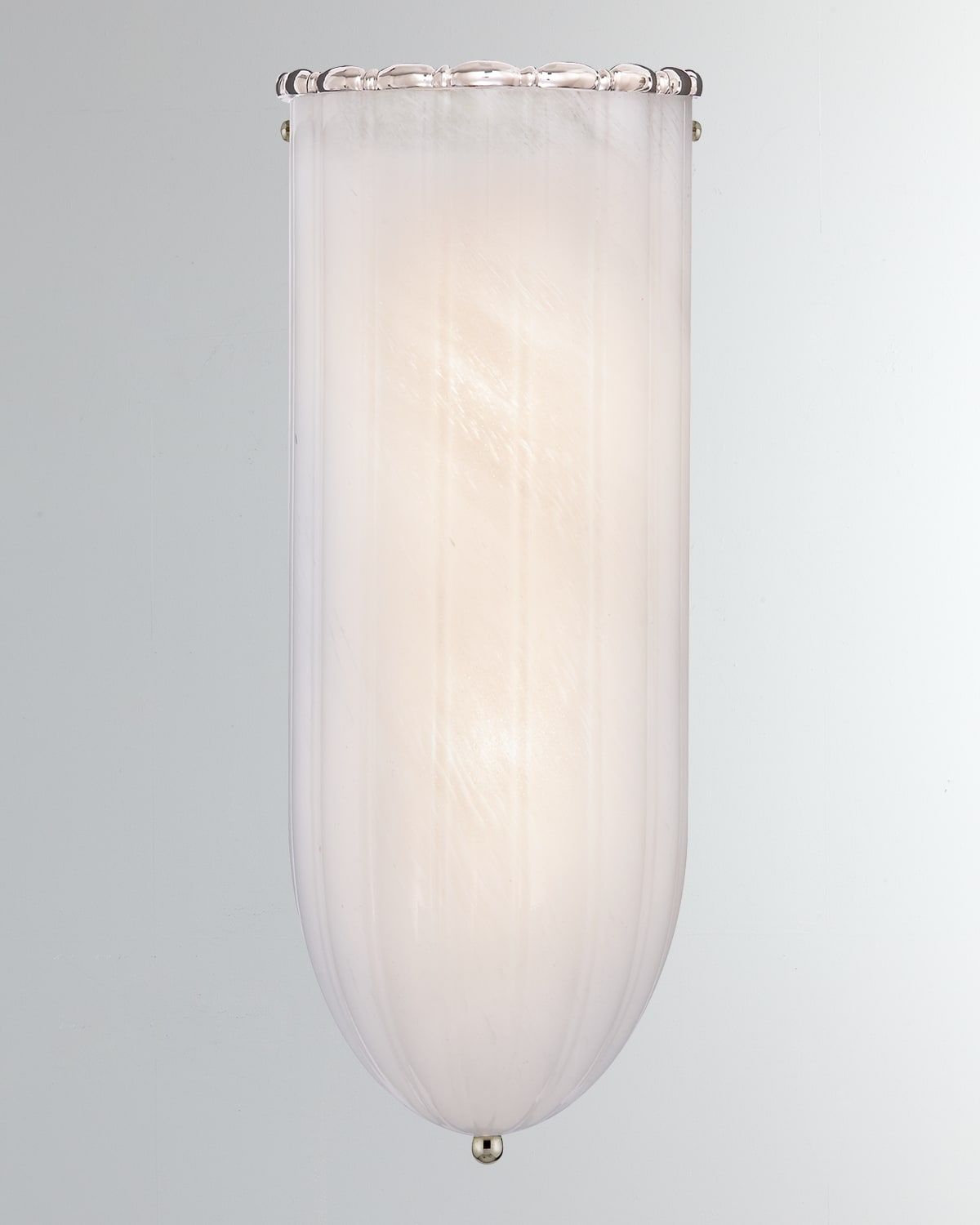 Shop Visual Comfort Signature Rosehill Linear Wall Light By Aerin In Silver
