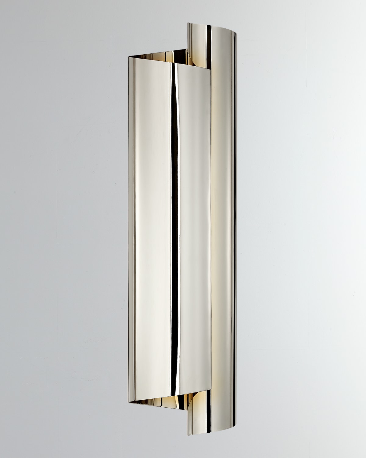 Shop Visual Comfort Signature Iva Large Wrapped Sconce By Aerin In Silver