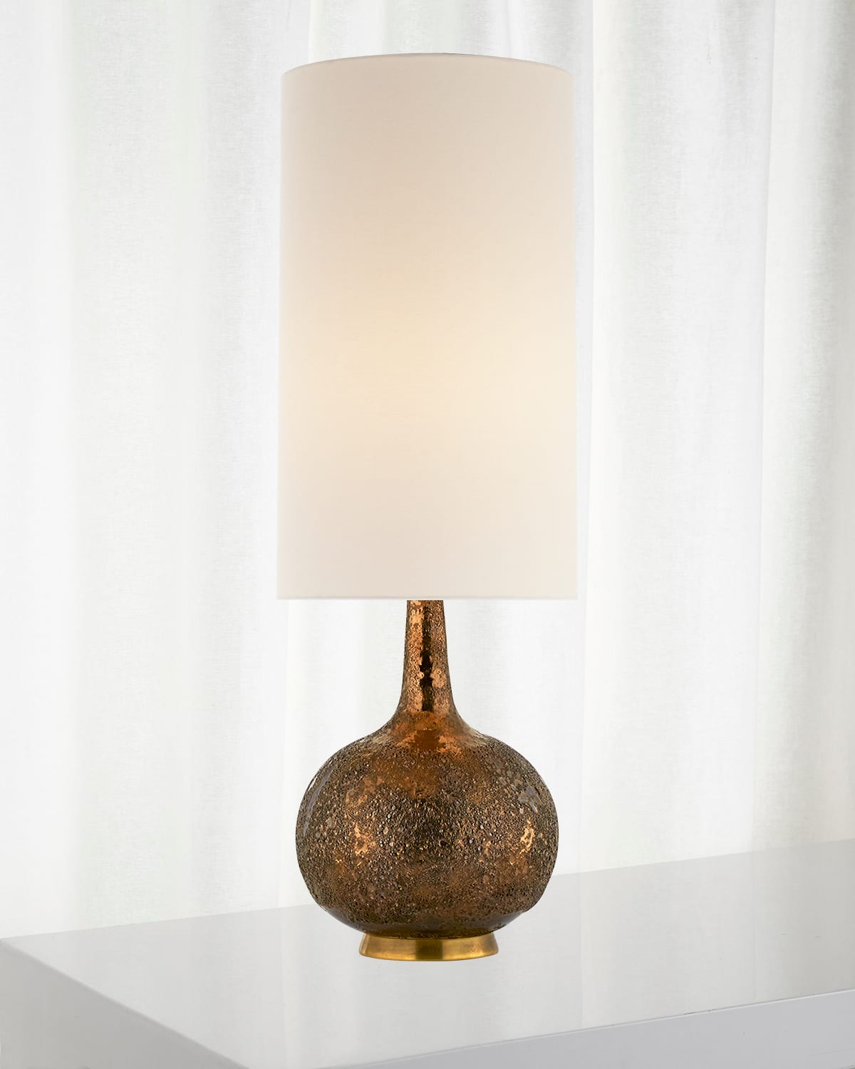 Shop Visual Comfort Signature Hunlen Table Lamp By Aerin In Gold