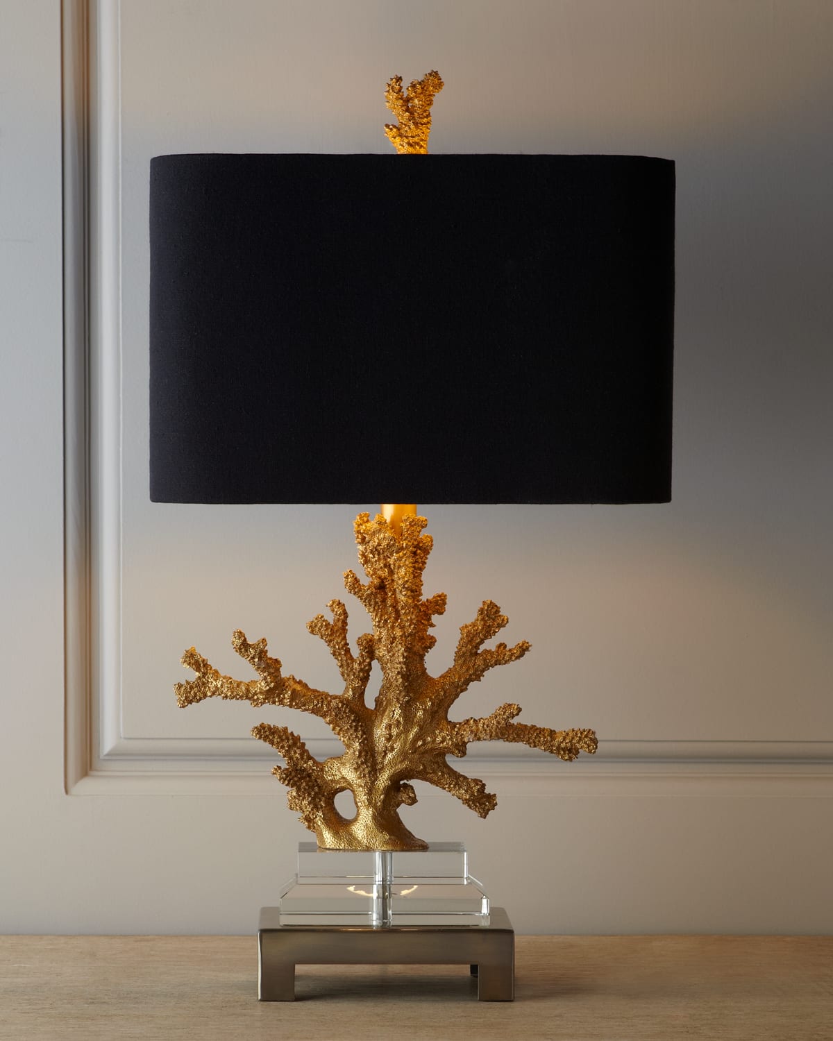 Shop Couture Lamps Gold Coral Lamp