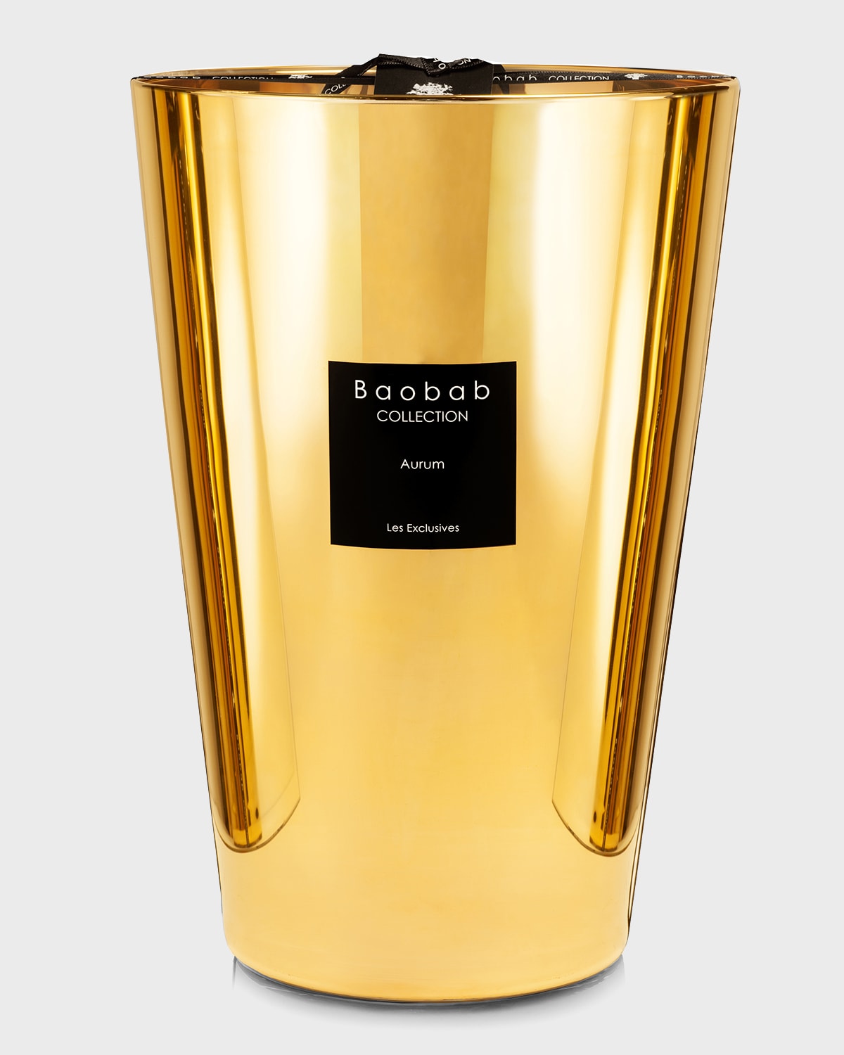 Shop Baobab Collection Aurum Scented Candle, 13.8" In Gold