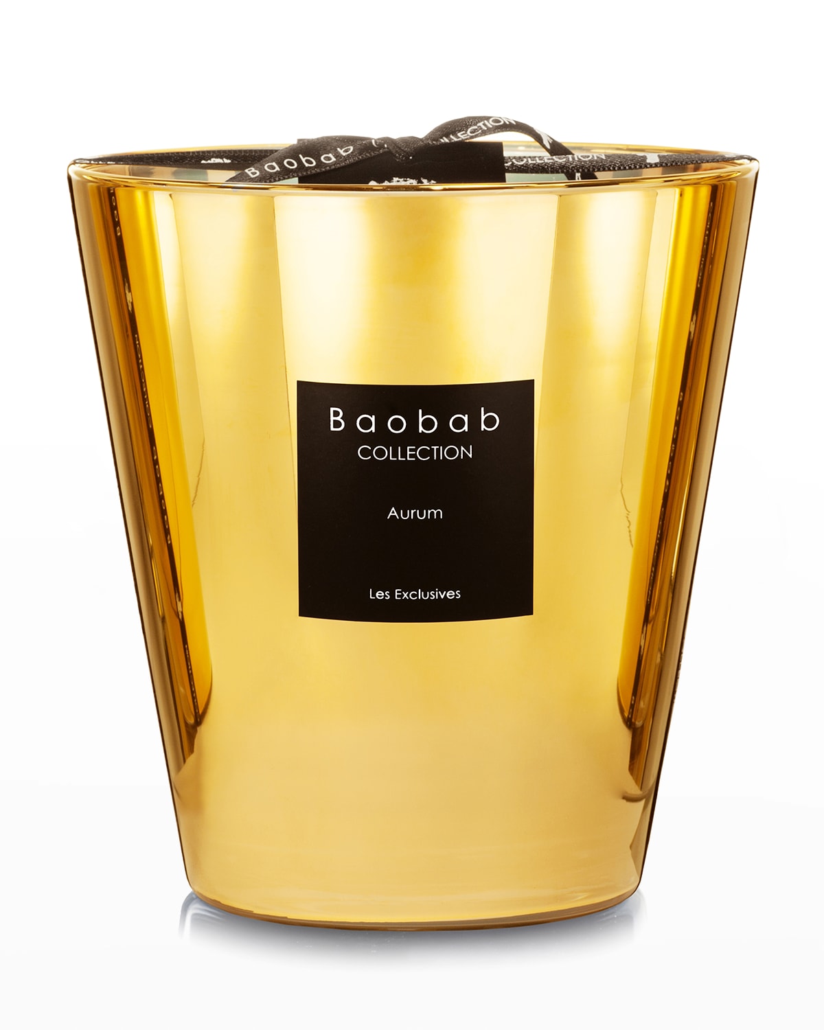 Shop Baobab Collection Aurum Scented Candle, 6.3" In Gold