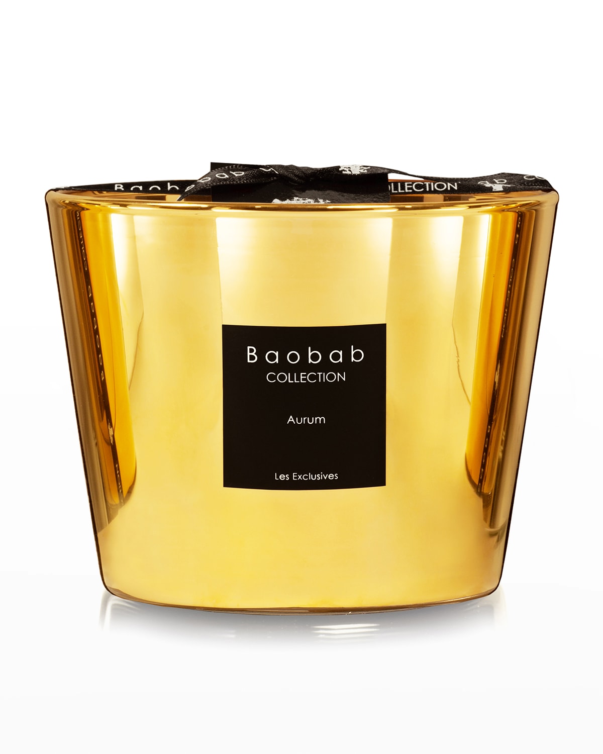 Shop Baobab Collection Aurum Scented Candle, 3.9" In Gold