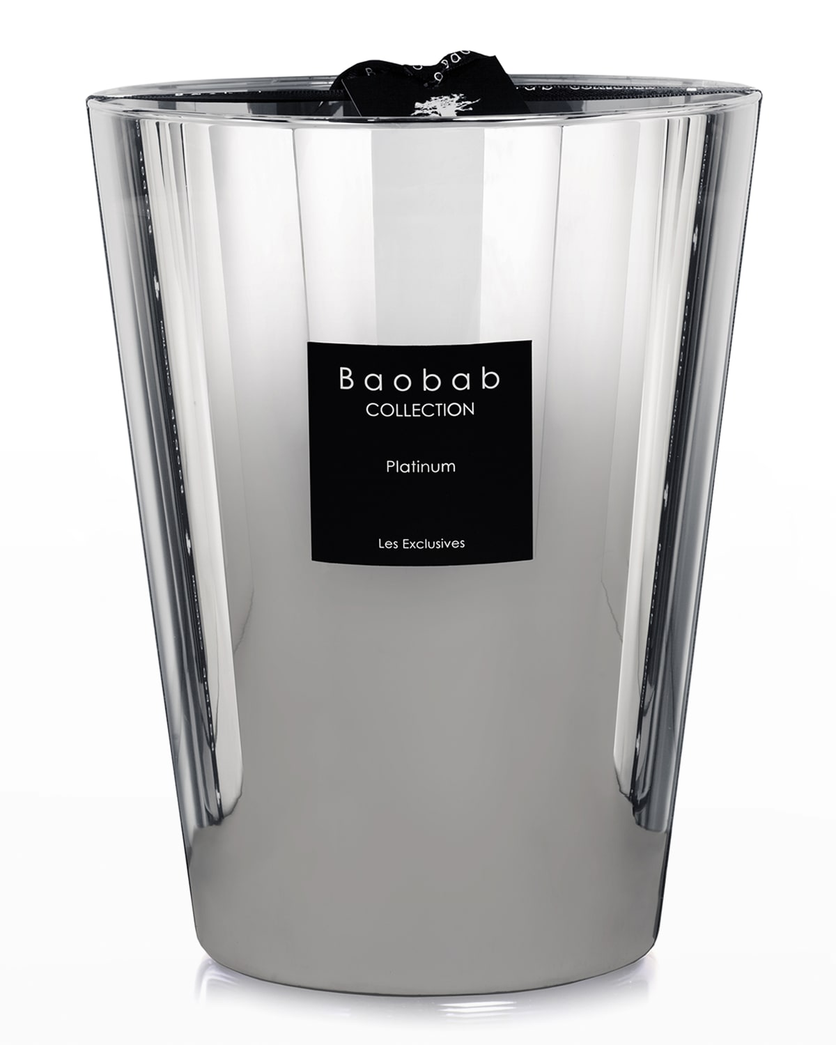 Baobab Collection Les Exclusives Platinum Scented Candle, 9.4" In Silver