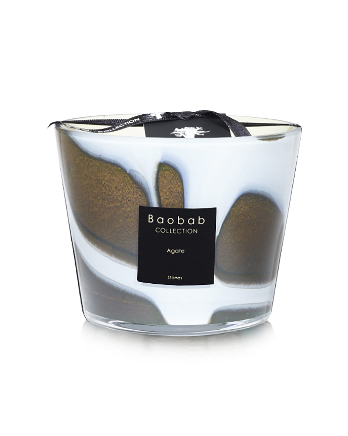 Shop Baobab Collection Max Stone Agate Scented Candle, 3.9" In Multi