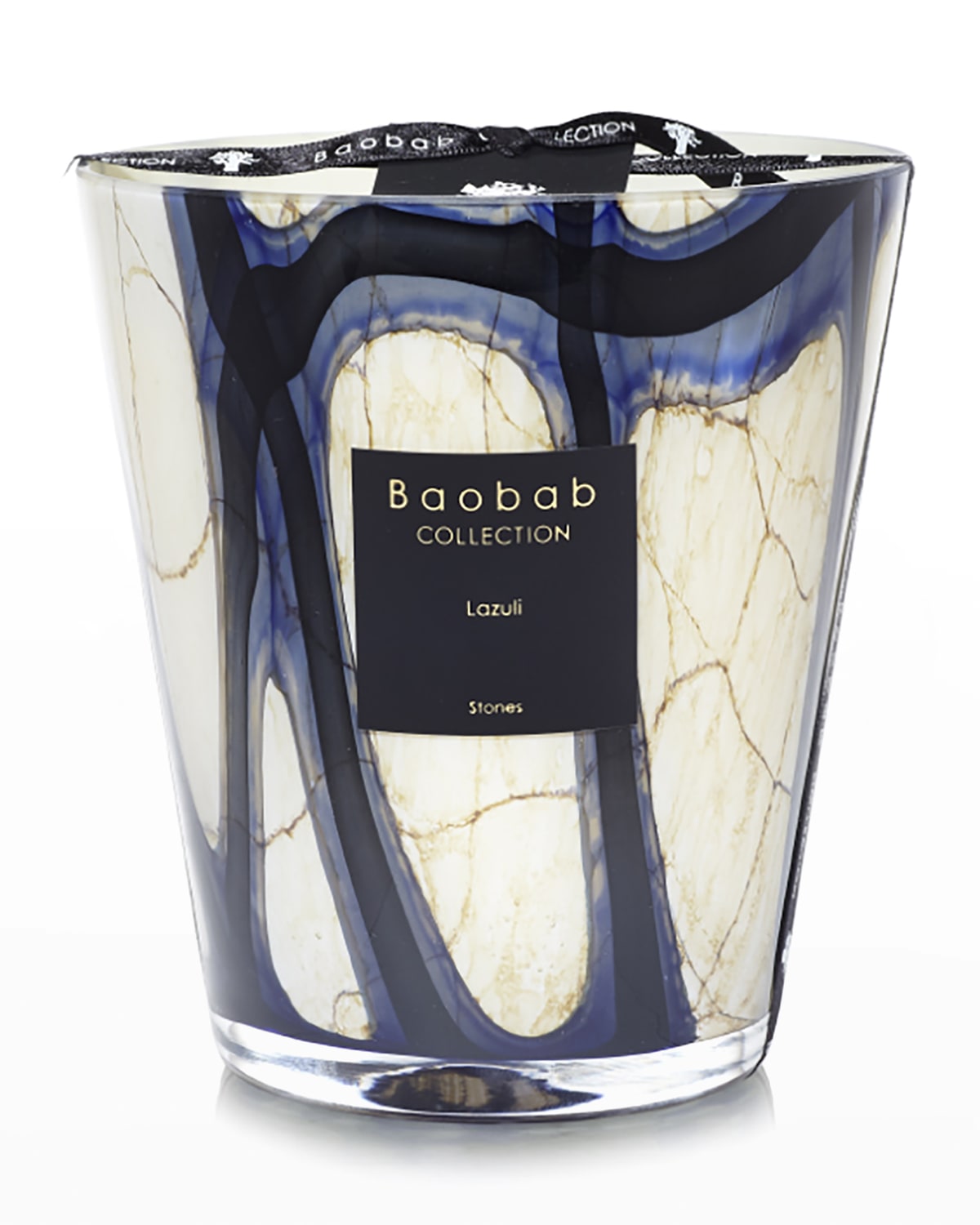 Shop Baobab Collection Stones Lazuli Candle, 6.3" In Multi