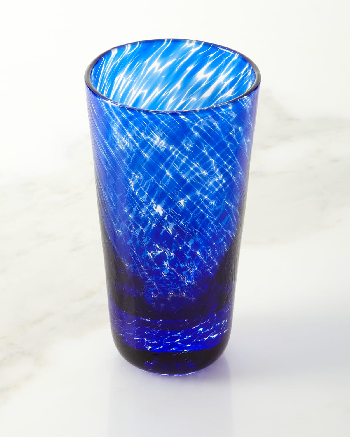 Shop William Yeoward Crystal Vanessa High Ball Glass In Blue