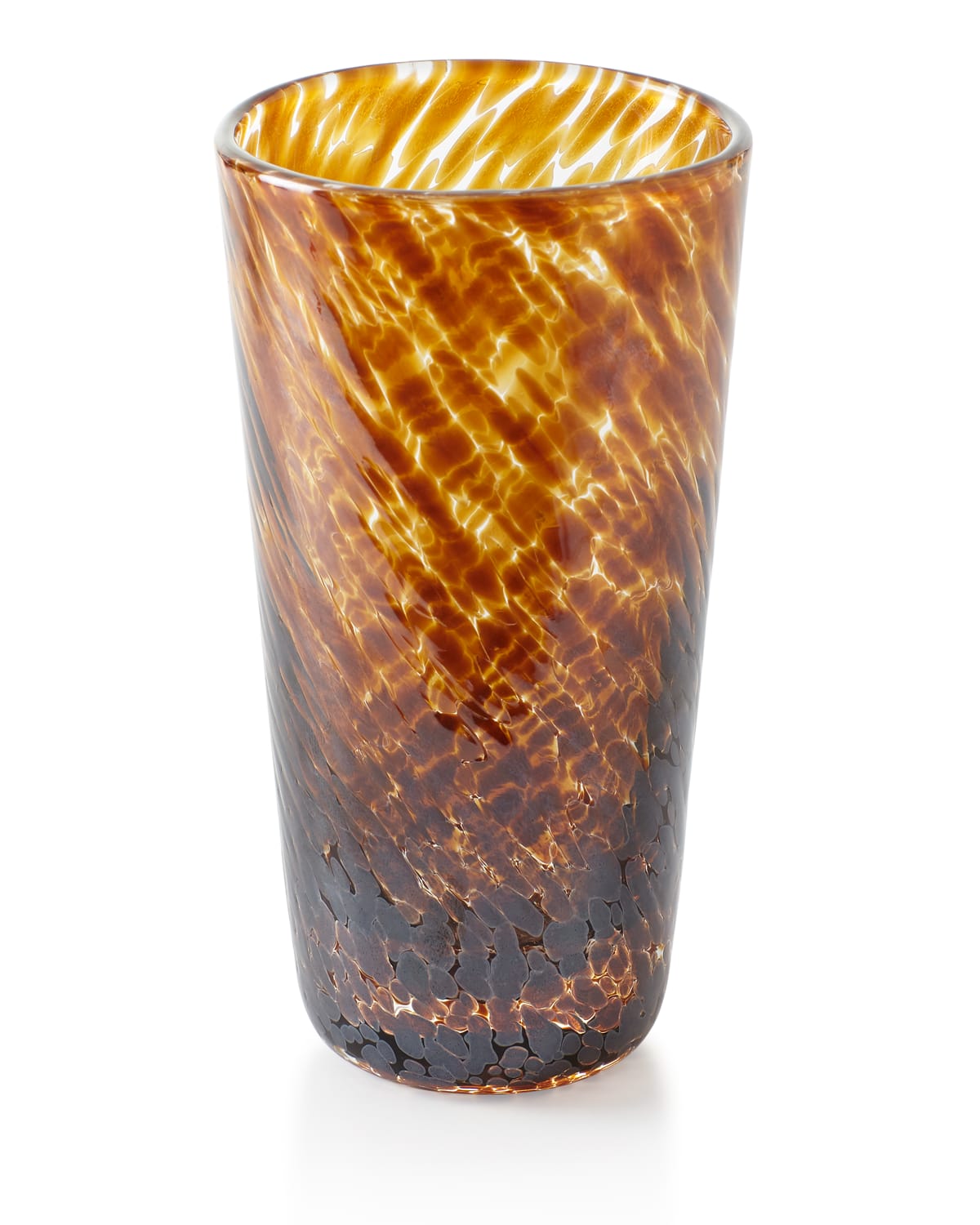 Shop William Yeoward Crystal Vanessa Tortoise High Ball Glass In Brown Pattern