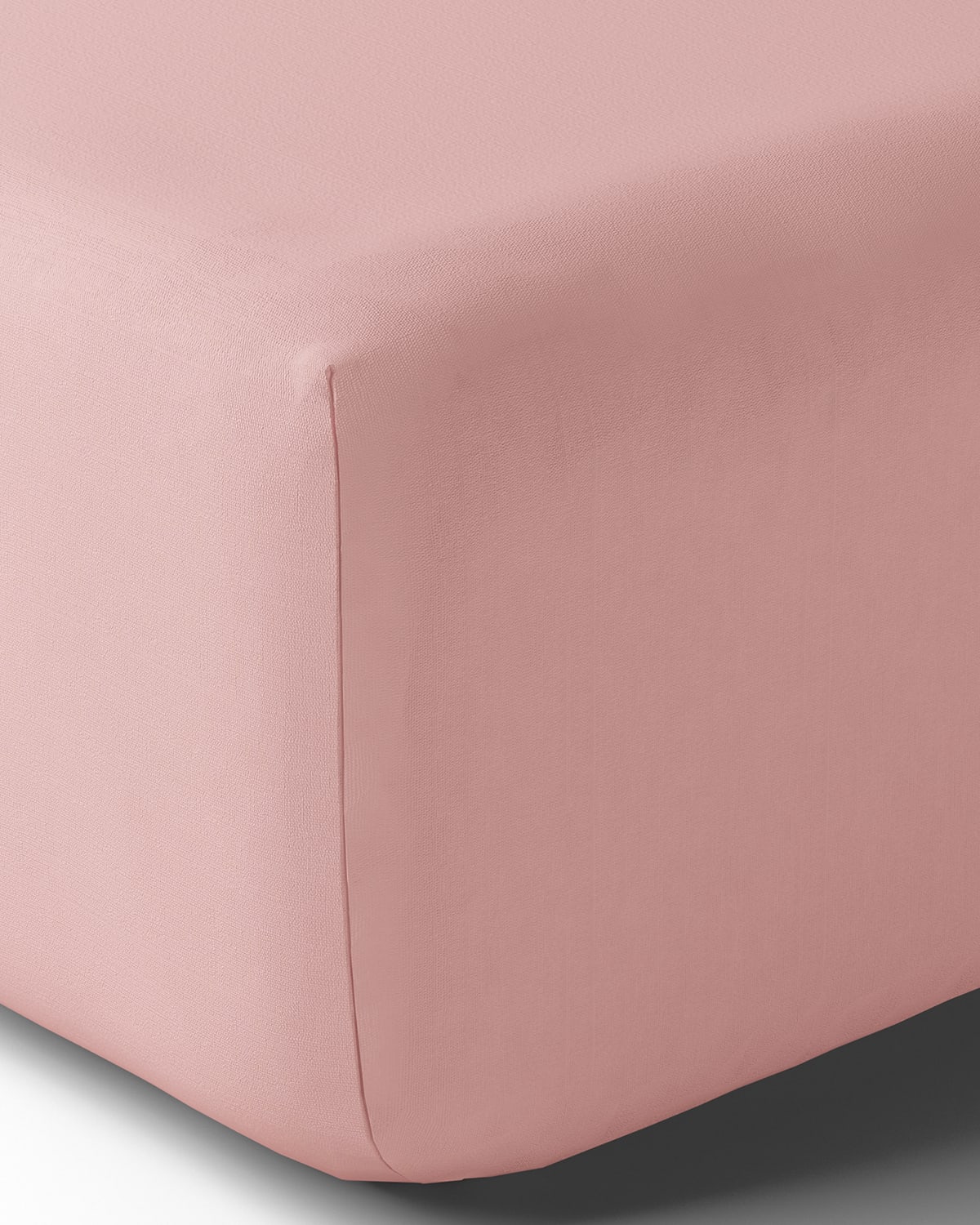 Anne De Solene Vexin 200 Thread-count Fitted Sheet In O De Rose