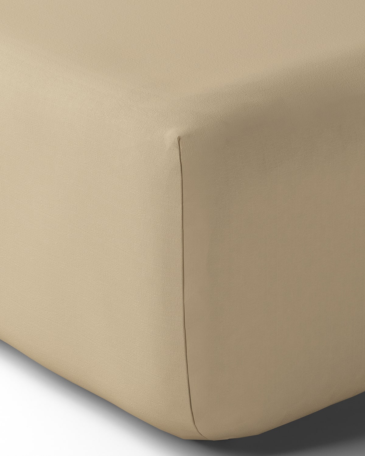 Anne De Solene Vexin 200 Thread-count King Fitted Sheet In Grege