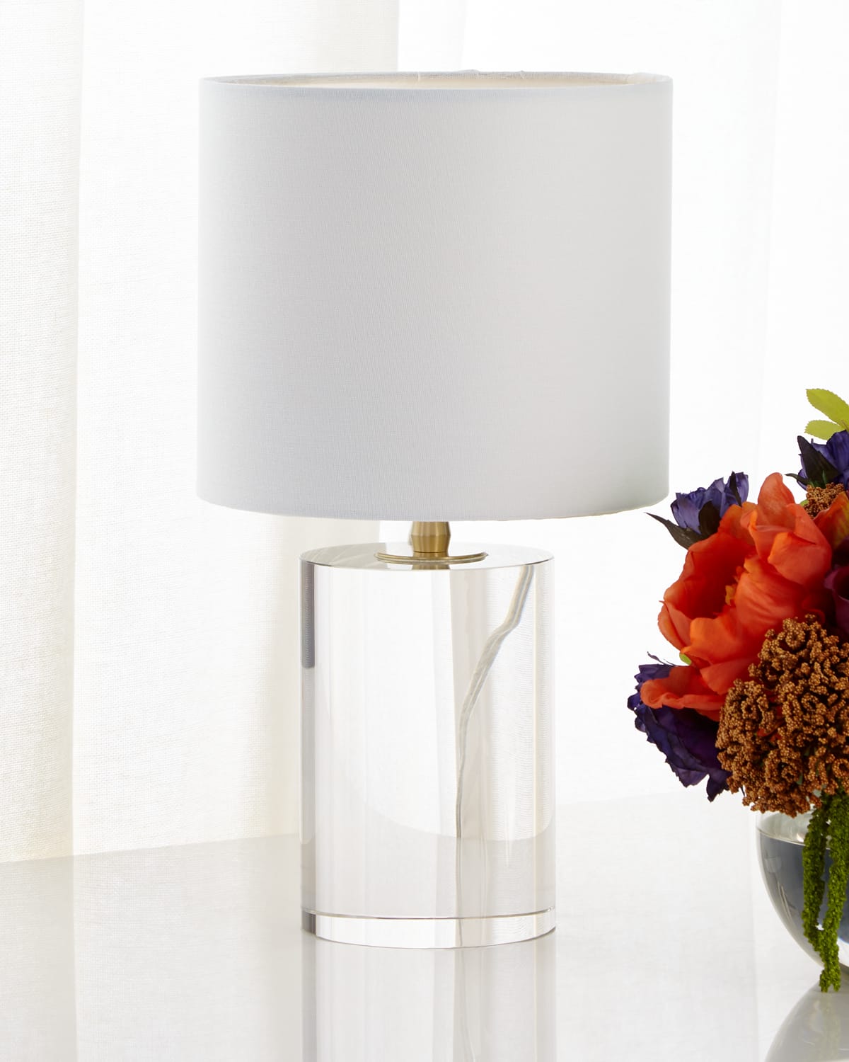 Shop Regina Andrew Juliet Crystal Small Table Lamp In Gold