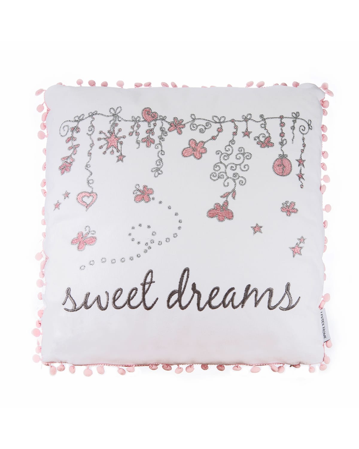 Shop Levtex Margaux Sweet Dreams Pillow In Pink/white
