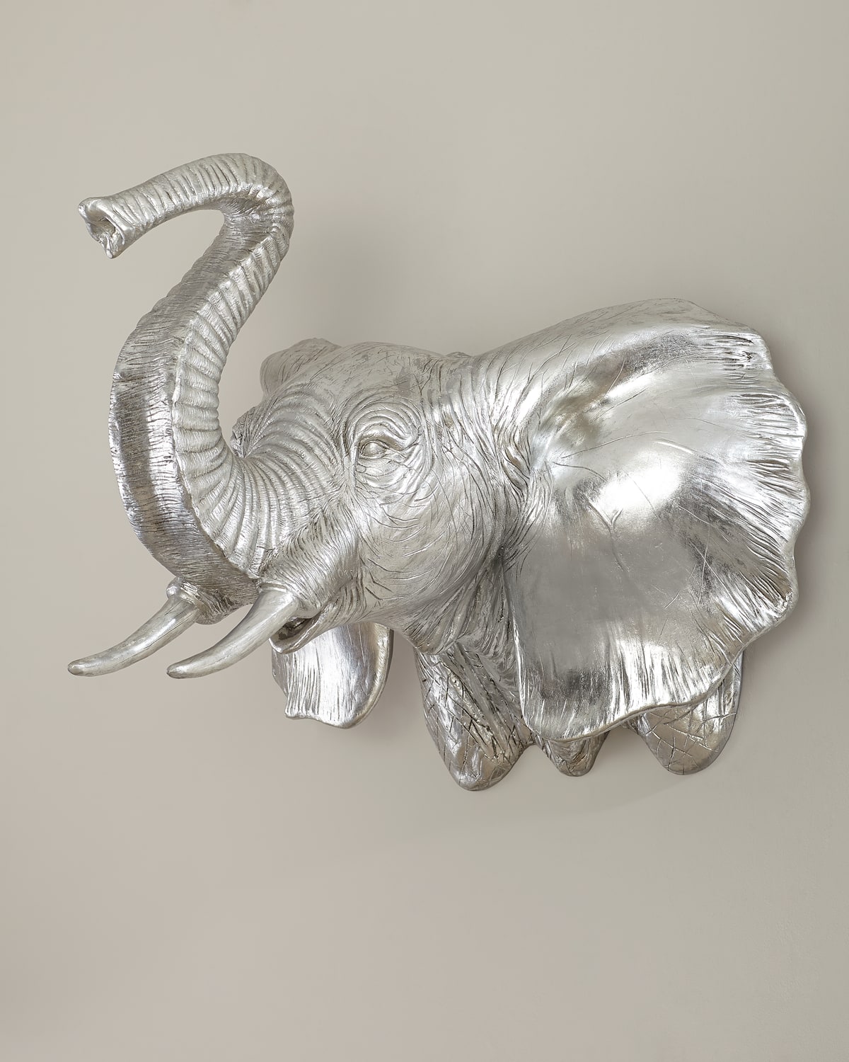 Shop The Phillips Collection Elephant Silver Leaf Wall Sculpture