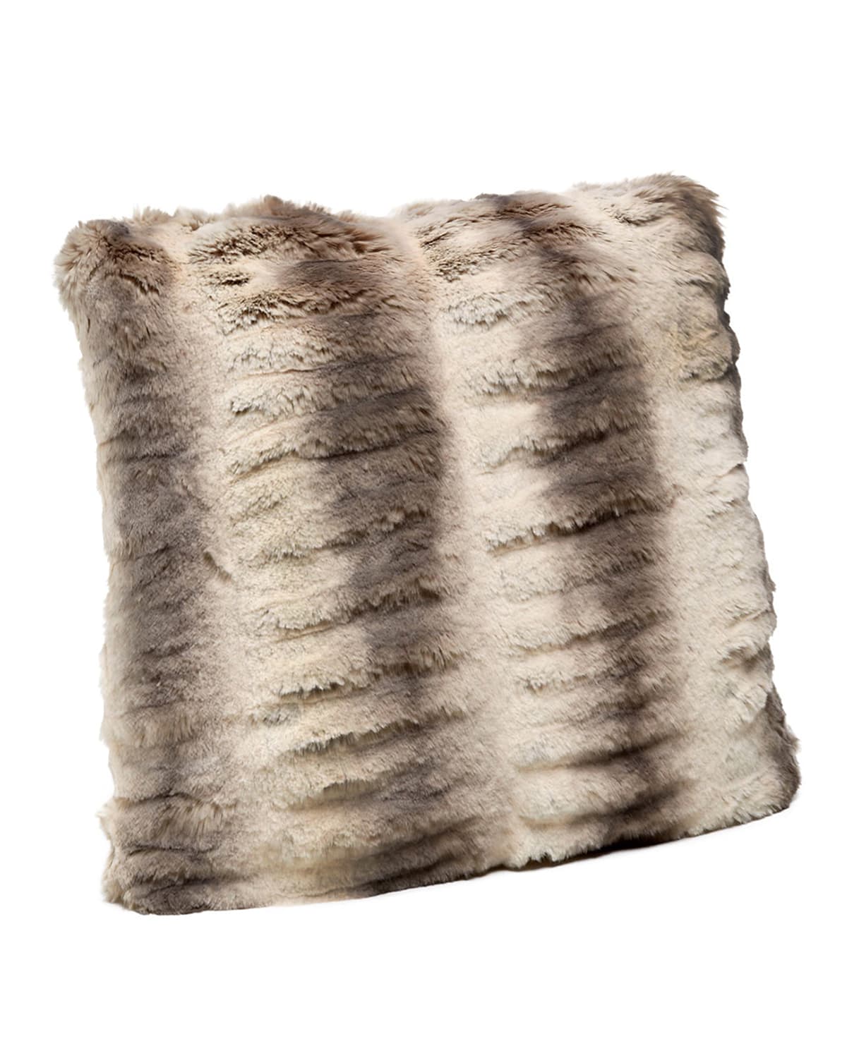 Shop Fabulous Furs Couture Collection Pillow In Truffle Mink