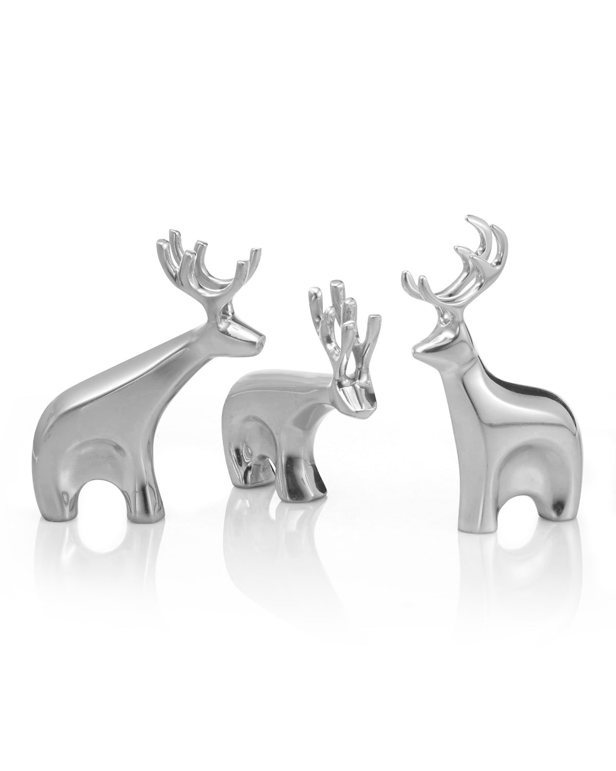 Holiday Miniature Dasher Reindeer Figurine Set