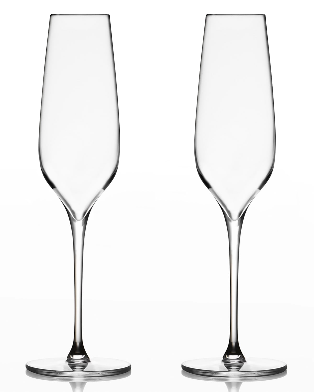 Shop Nambe Vie Champagne Flutes, Set Of 2 In Clear