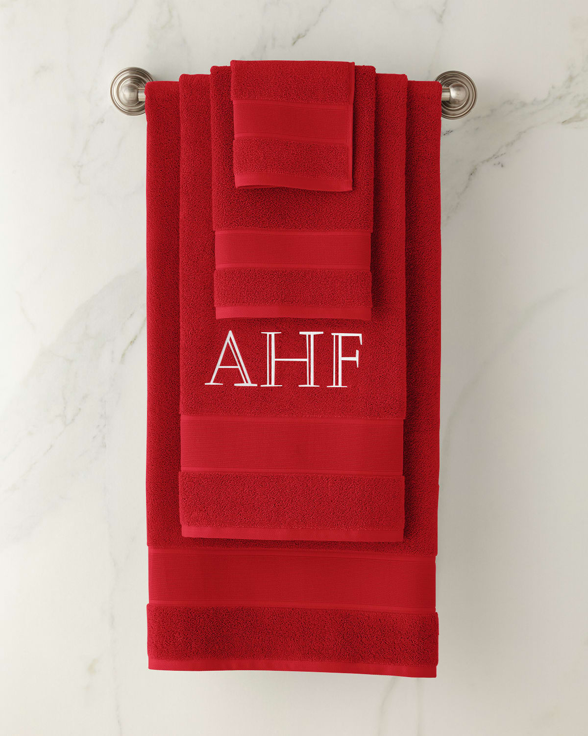Lauren Ralph Lauren Sanders Antimicrobial Hand Towel In Red