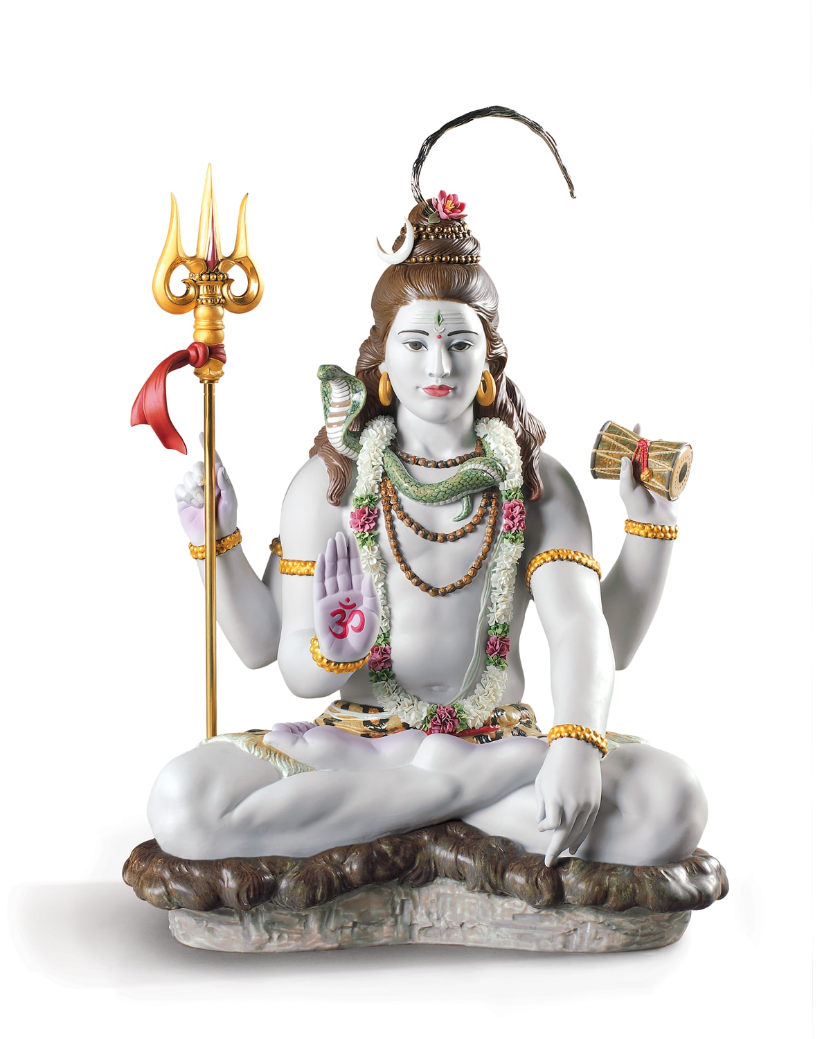 Shop Lladrò Lord Shiva Figurine In Multi