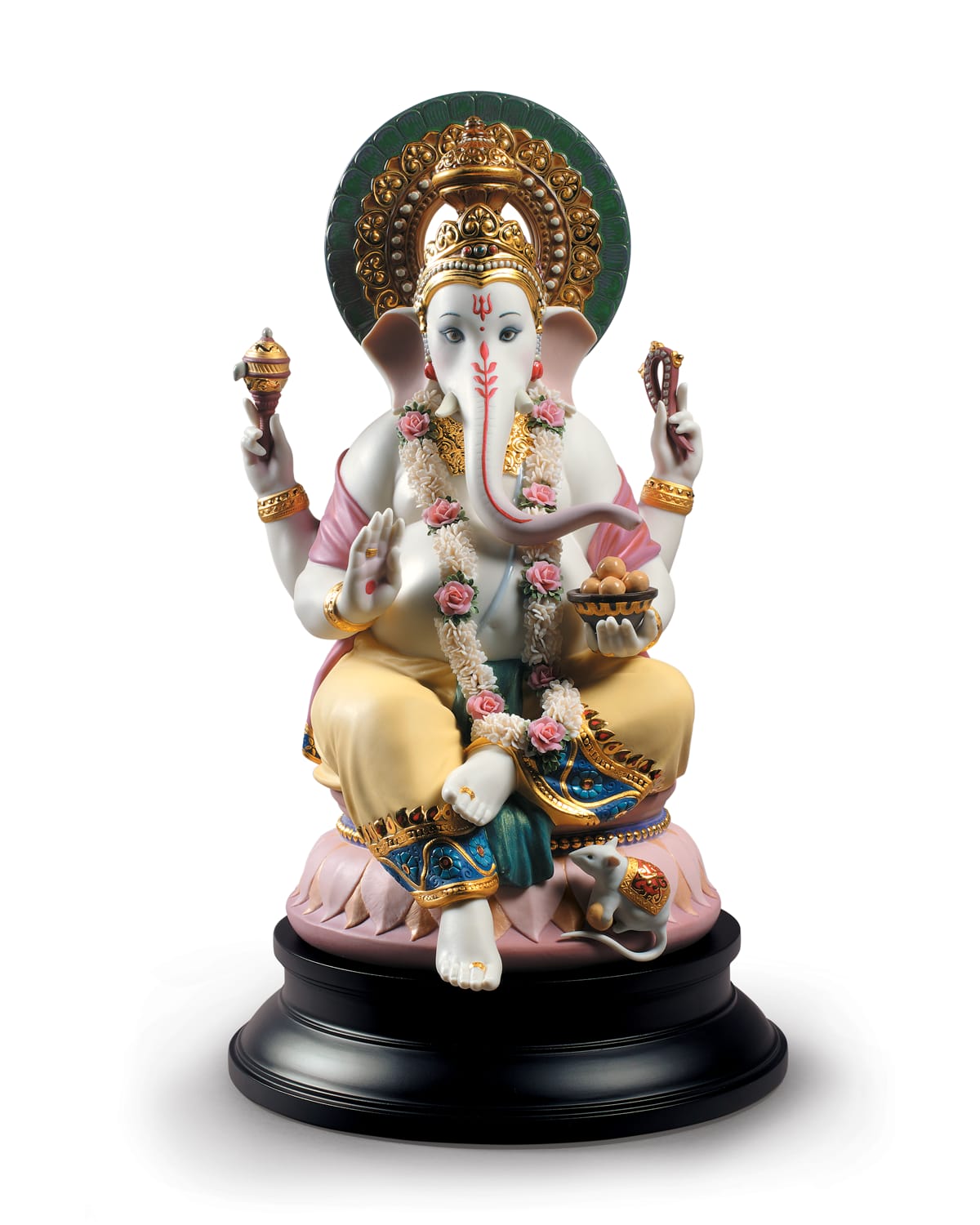 Shop Lladrò Lord Ganesha Figurine In Multi