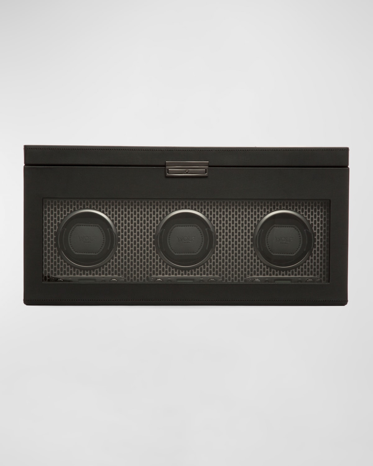 Shop Wolf Axis Triple Watch Winder With Storage In Powder Coat