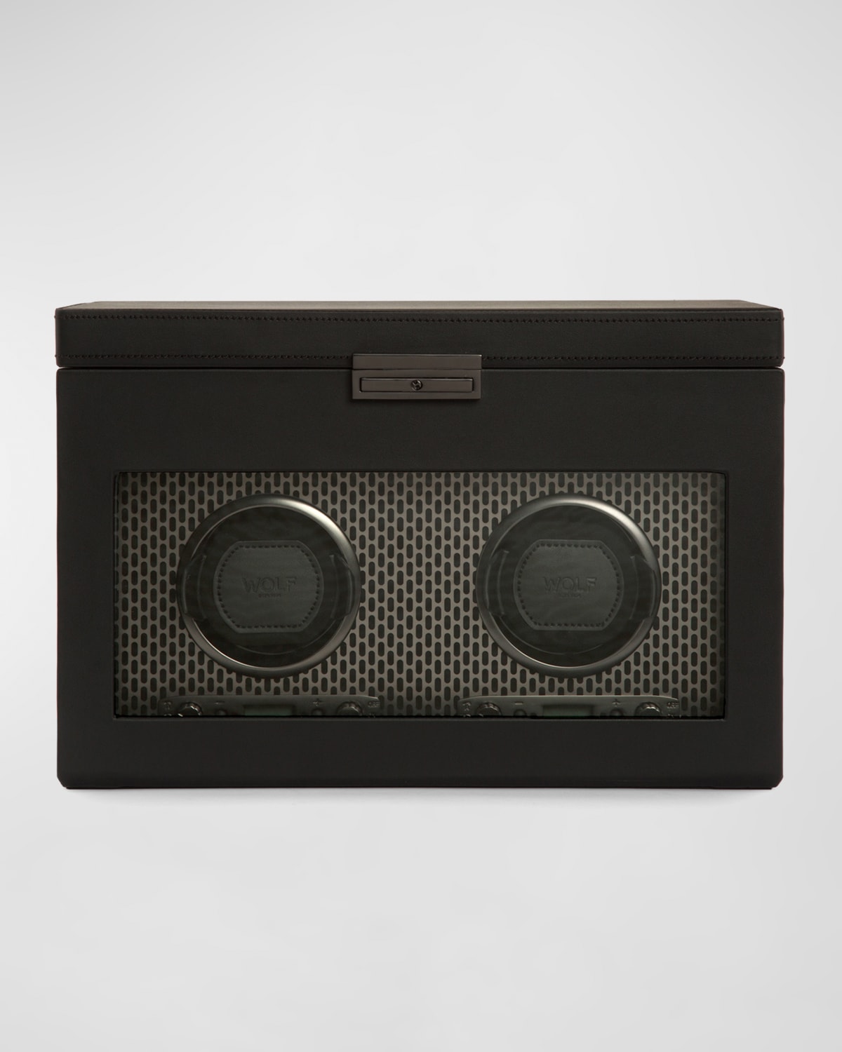 Axis Double Watch Winder with Storage