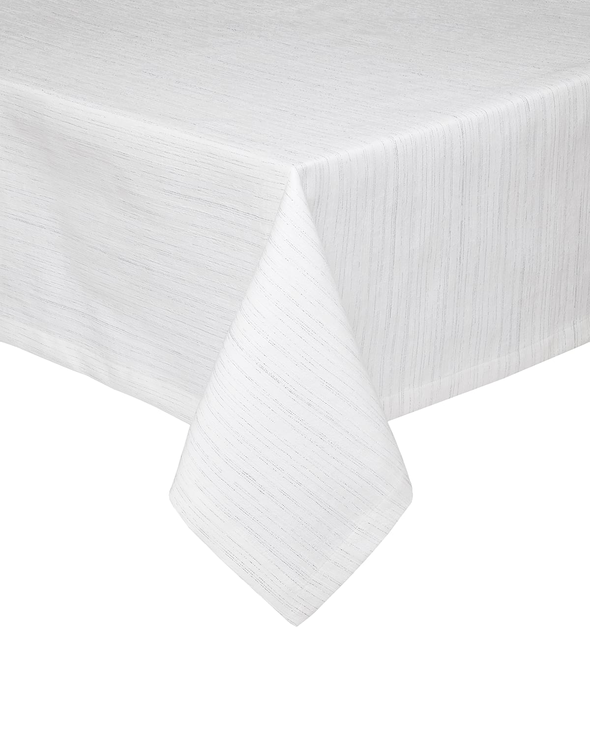 Shop Mode Living Vail Tablecloth, 70" X 90" In White Pattern