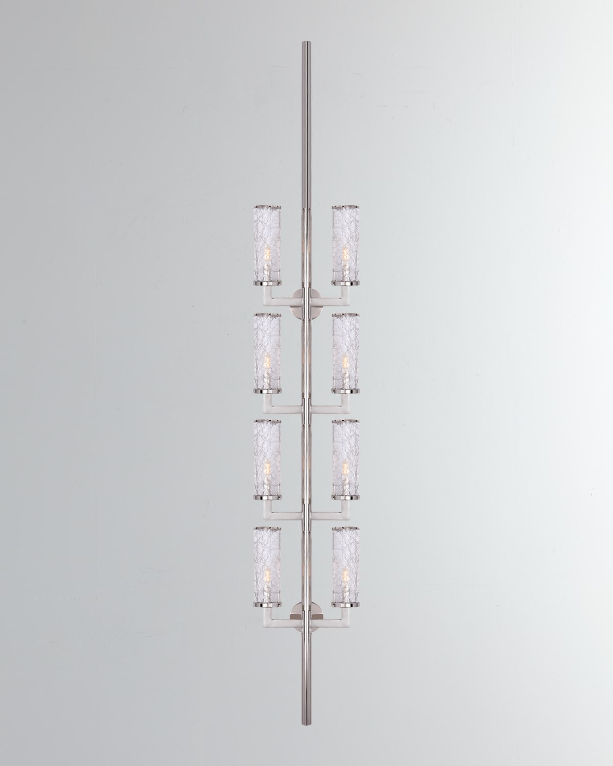 Shop Visual Comfort Signature Liaison Statement Sconce By Kelly Wearstler In Polished Nickel