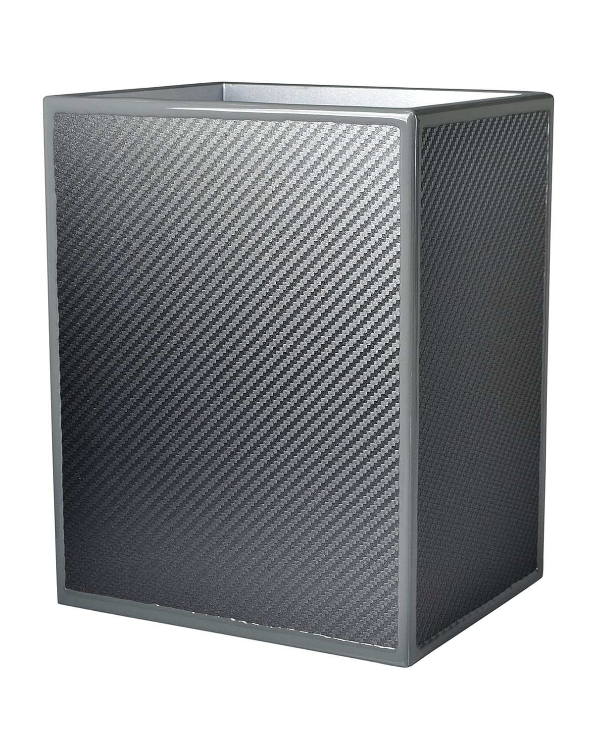 Mike & Ally Le Mans Wastebasket & Liner In Gray