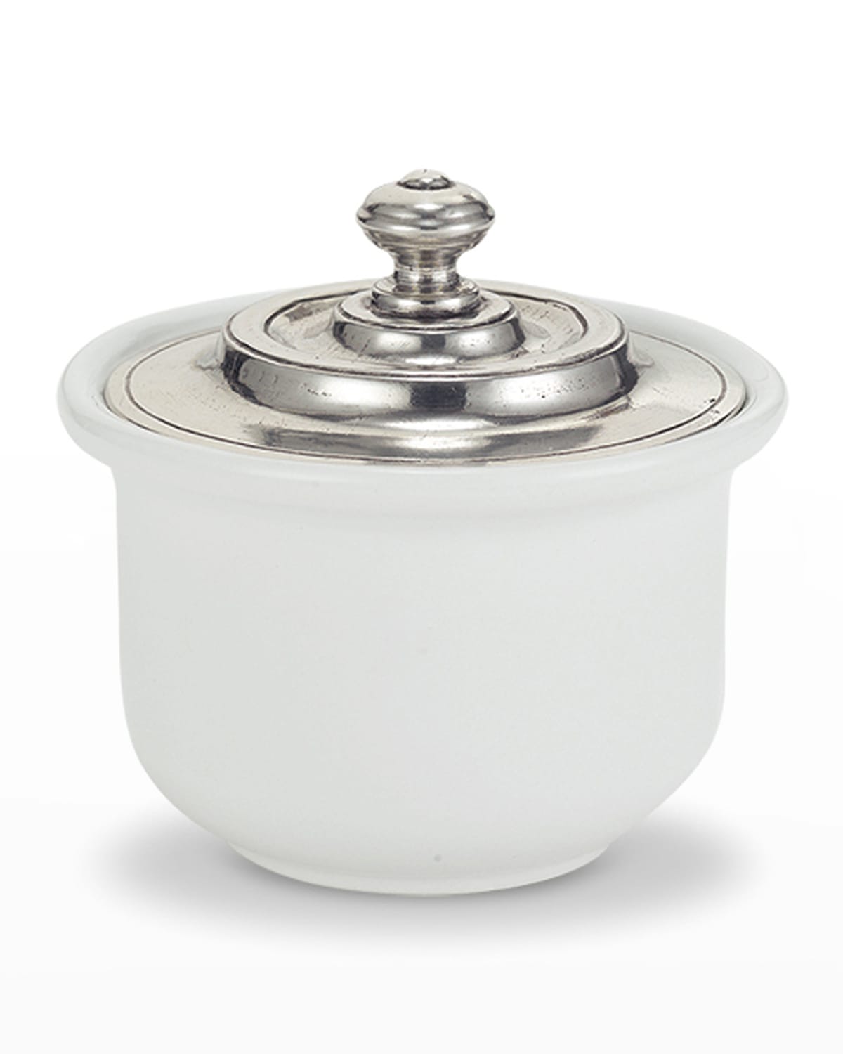 Match Convivio Sugar Bowl In Pewter/white