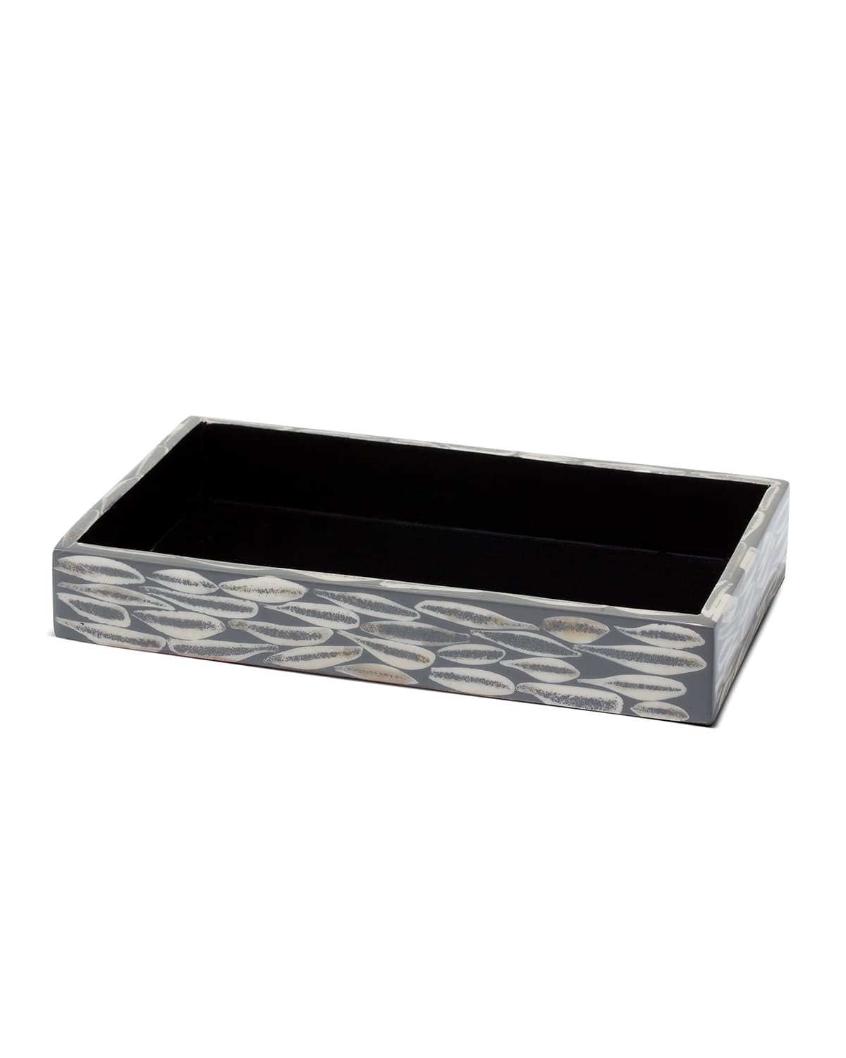 Ladorada Grey Almendro Tray In Gray Almendro