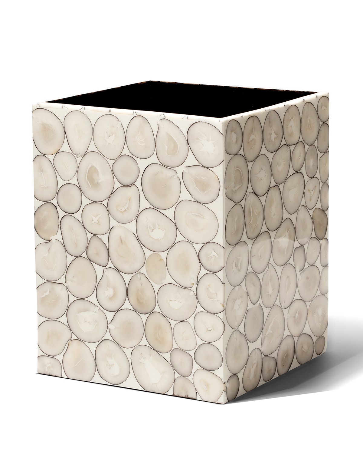 Ladorada Tagua Wastebasket In Tagua