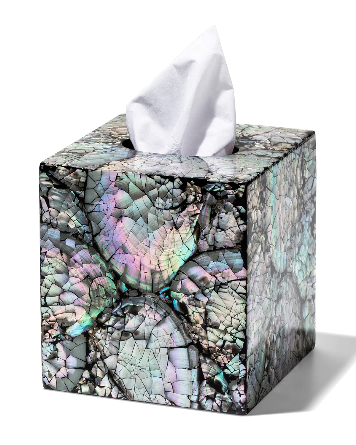 Shop Ladorada Mother Of Pearl Tissue Box Cover