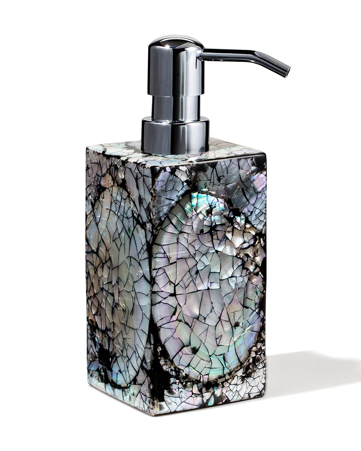 Ladorada Mother-of-pearl Soap Pump Dispenser In Mother Of Pearl